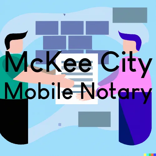 McKee City, NJ Mobile Notary Signing Agents in zip code area 08232