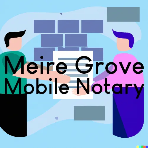 Meire Grove, MN Traveling Notary, “Benny's On Time Notary“ 