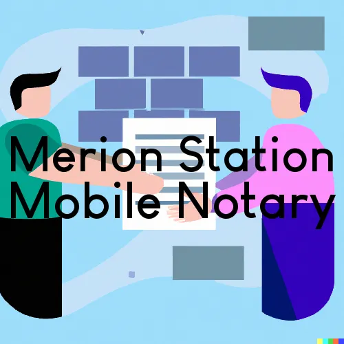 Traveling Notary in Merion Station, PA