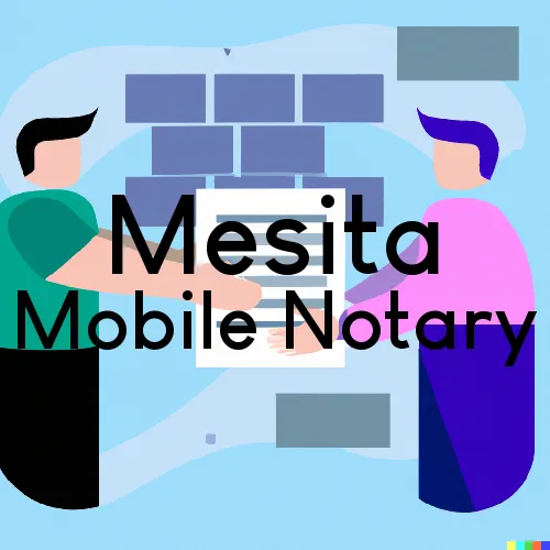 Traveling Notary in Mesita, NM