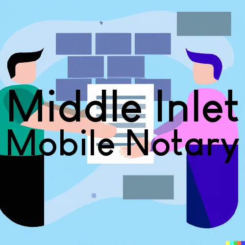 Traveling Notary in Middle Inlet, WI