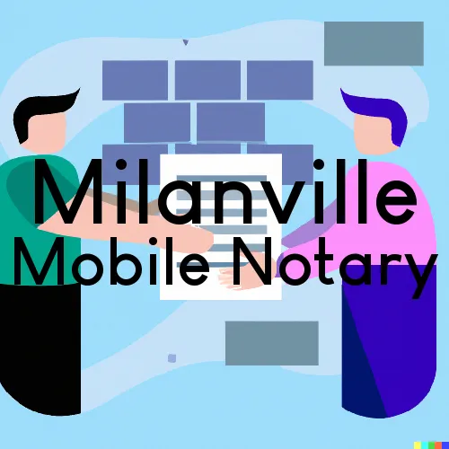 Milanville, PA Mobile Notary and Traveling Signing Services 
