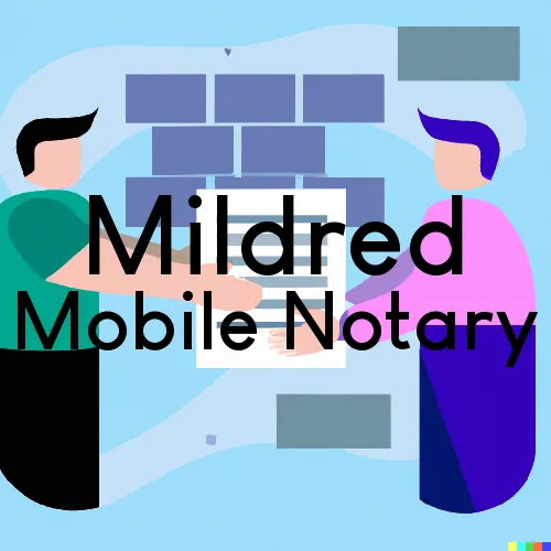 Traveling Notary in Mildred, PA