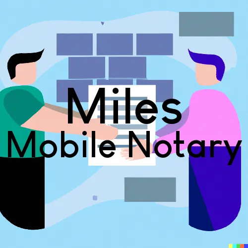 Traveling Notary in Miles, IA