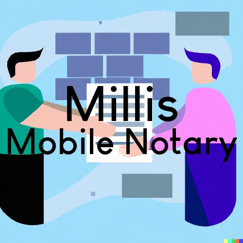 Millis, MA Mobile Notary and Traveling Signing Services 