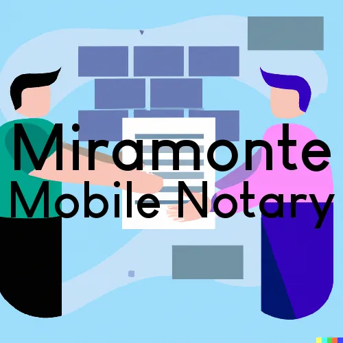 Traveling Notary in Miramonte, CA