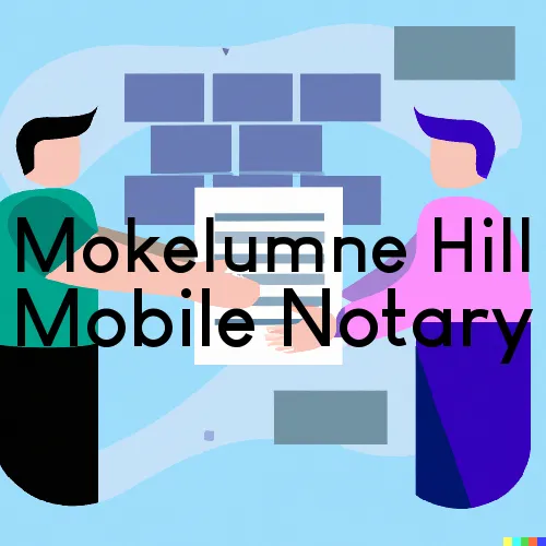 Mokelumne Hill, CA Mobile Notary Signing Agents in zip code area 95245