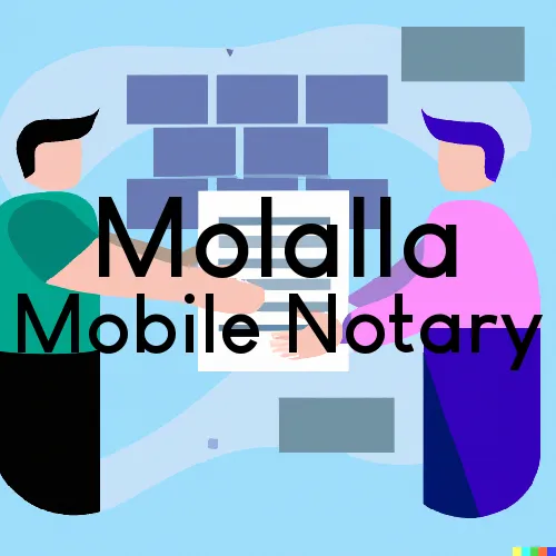Molalla, OR Mobile Notary Signing Agents in zip code area 97038
