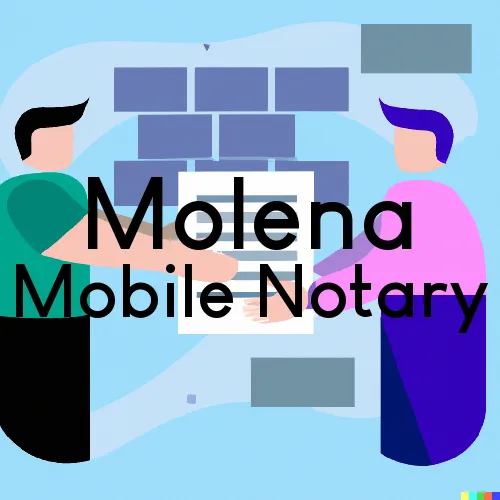 Traveling Notary in Molena, GA