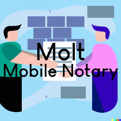 Traveling Notary in Molt, MT