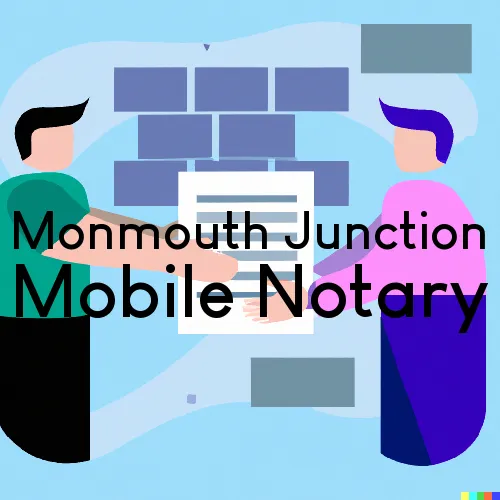 Monmouth Junction, NJ Mobile Notary and Traveling Signing Services 