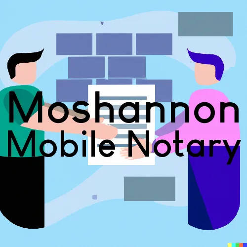 Moshannon, PA Traveling Notary Services