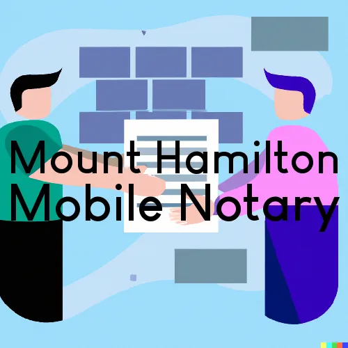Mount Hamilton, California Traveling Notaries