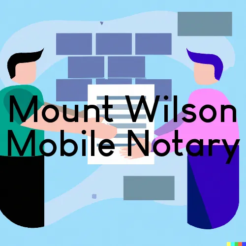 Mount Wilson, California Online Notary Services