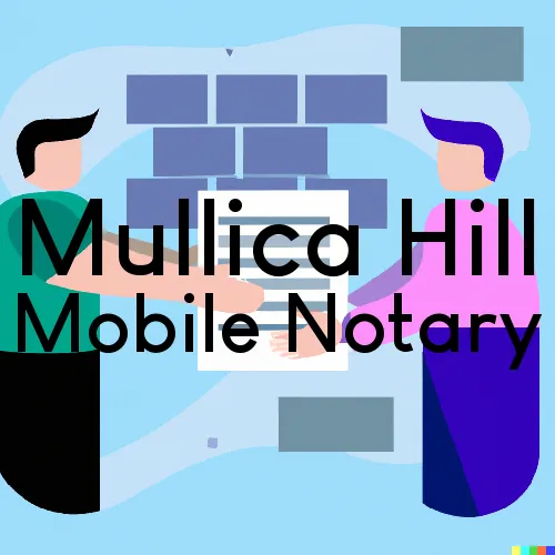 Mullica Hill, NJ Mobile Notary Signing Agents in zip code area 08062