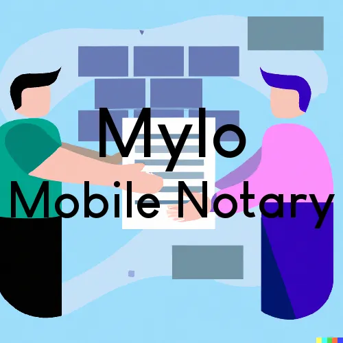 Mylo, ND Traveling Notary Services