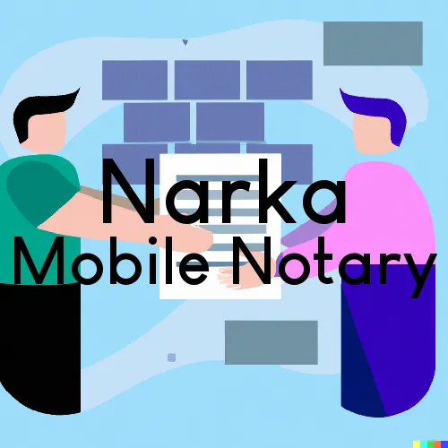 Narka, KS Mobile Notary Signing Agents in zip code area 66960