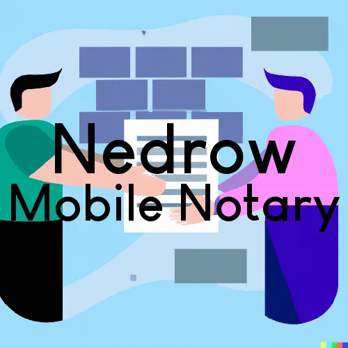 Traveling Notary in Nedrow, NY