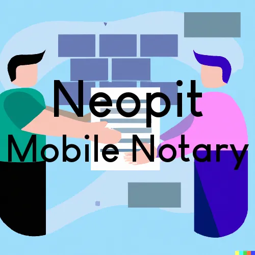 Neopit, WI Mobile Notary and Signing Agent, “Happy's Signing Services“ 