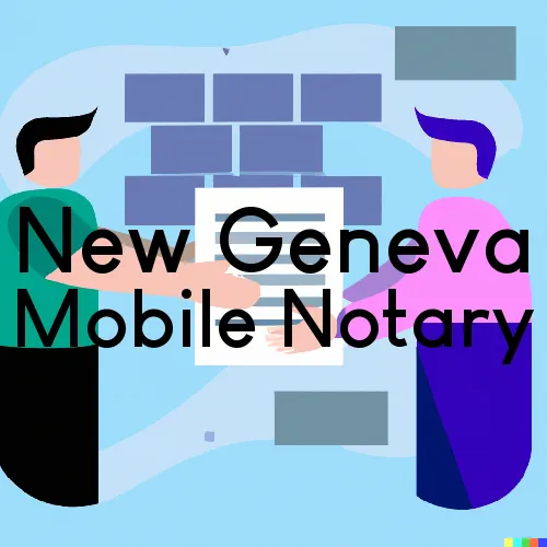 New Geneva, PA Traveling Notary Services