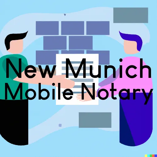 New Munich, MN Mobile Notary and Traveling Signing Services 