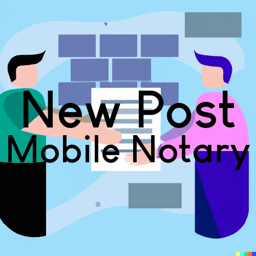 New Post, WI Mobile Notary Signing Agents in zip code area 54828