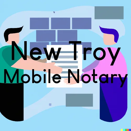 New Troy, MI Mobile Notary Signing Agents in zip code area 49119