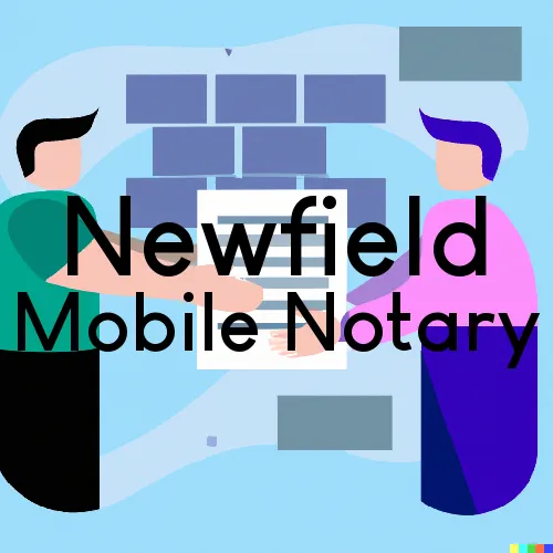 Newfield, NY Mobile Notary and Traveling Signing Services 