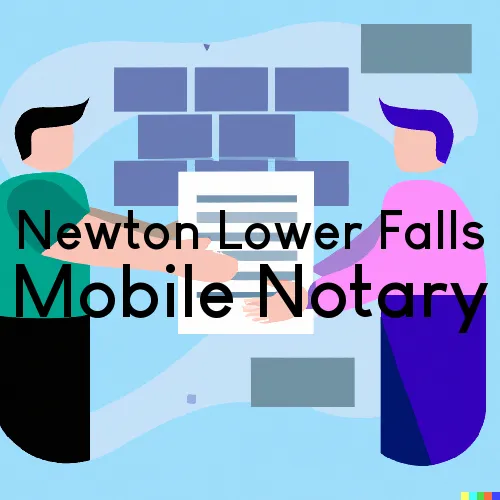 Traveling Notary in Newton Lower Falls, MA