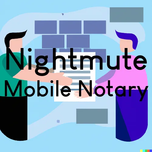 Traveling Notary in Nightmute, AK