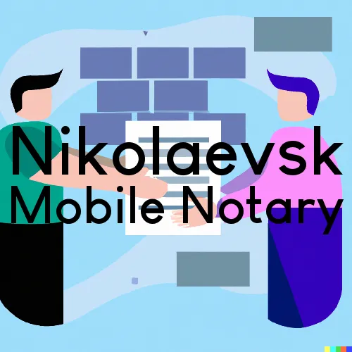 Nikolaevsk, AK Traveling Notary, “Munford Smith & Son Notary“ 