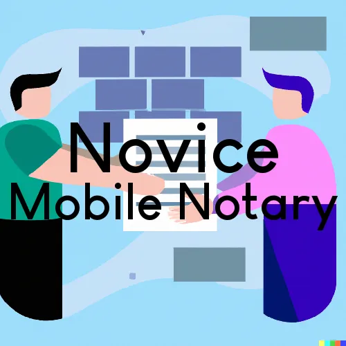 Novice, TX Traveling Notary Services