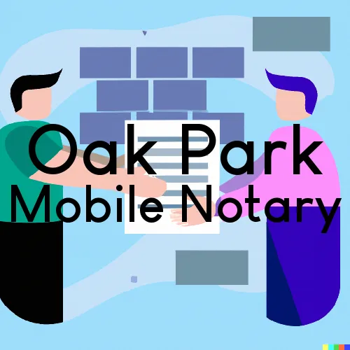 Traveling Notary in Oak Park, MN