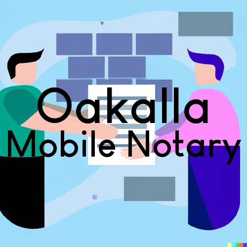 Oakalla, TX Traveling Notary Services