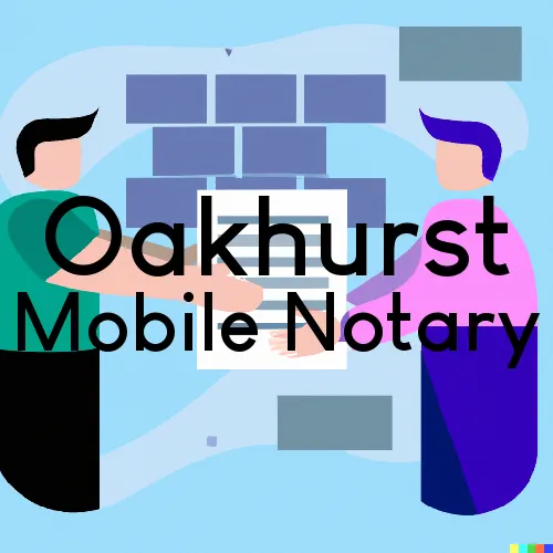 Traveling Notary in Oakhurst, OK