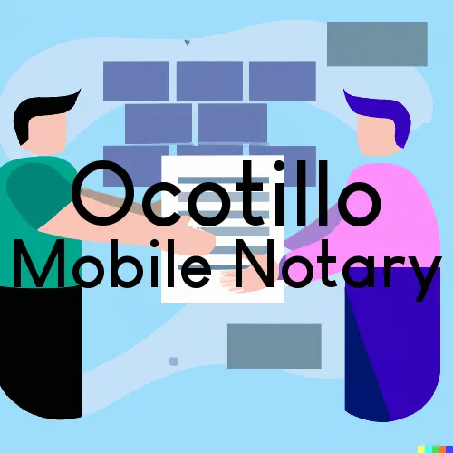 Ocotillo, California Traveling Notaries