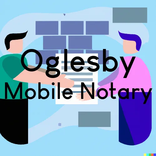 Oglesby, TX Mobile Notary Signing Agents in zip code area 76561