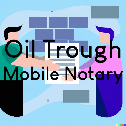 Oil Trough, Arkansas Traveling Notaries