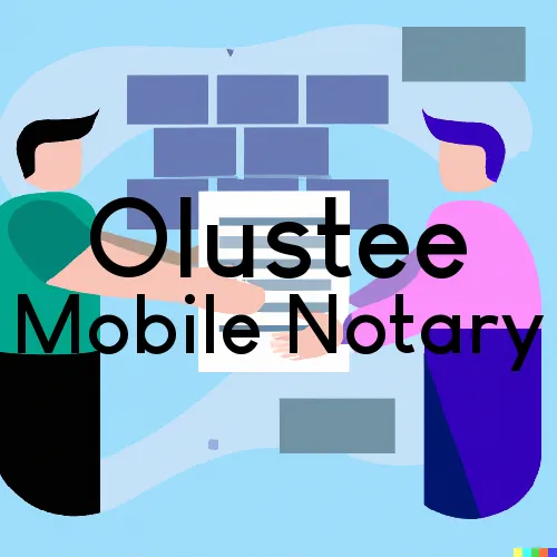 Olustee, OK Mobile Notary Signing Agents in zip code area 73560