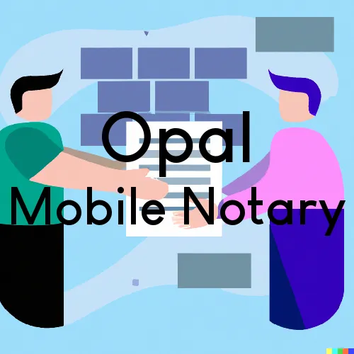 Opal, WY Mobile Notary and Traveling Signing Services 