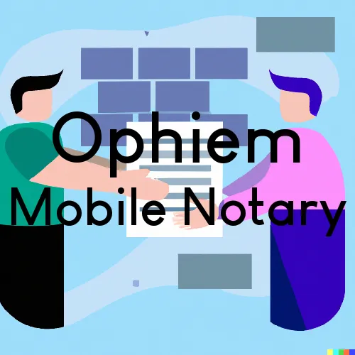 Ophiem, IL Traveling Notary Services