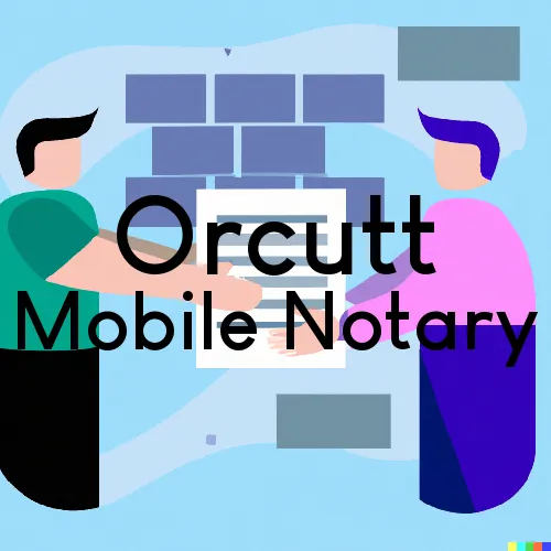 Orcutt, CA Mobile Notary Signing Agents in zip code area 93455