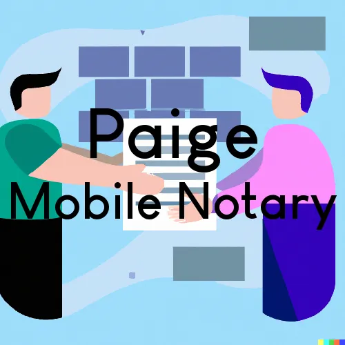 Paige, Texas Online Notary Services