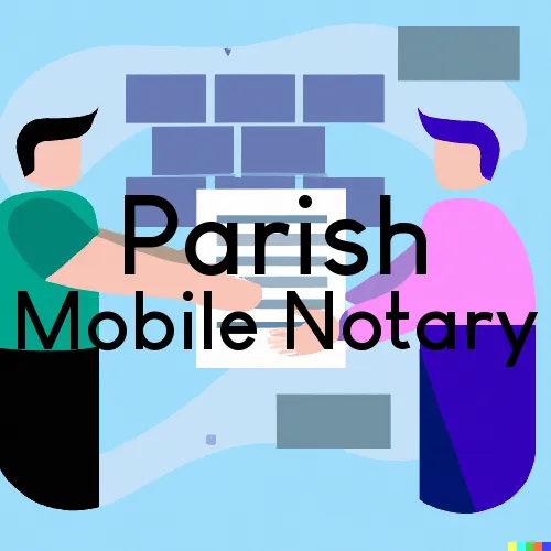 Traveling Notary in Parish, NY