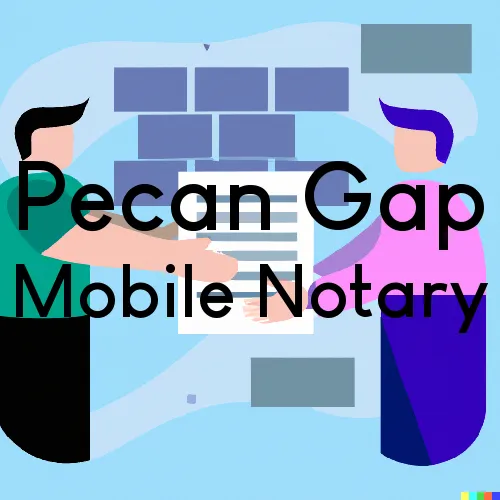 Traveling Notary in Pecan Gap, TX