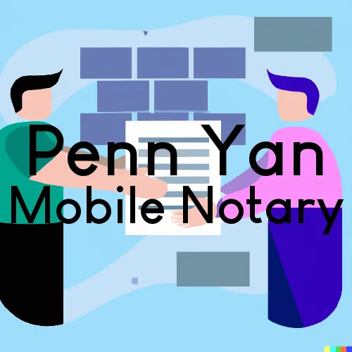 Penn Yan, NY Mobile Notary and Traveling Signing Services 