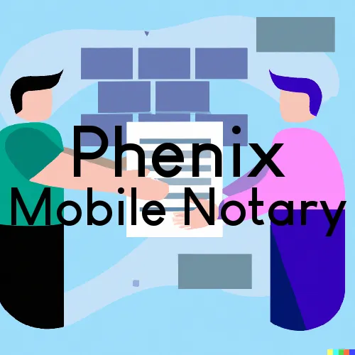 Phenix, VA Mobile Notary Signing Agents in zip code area 23959