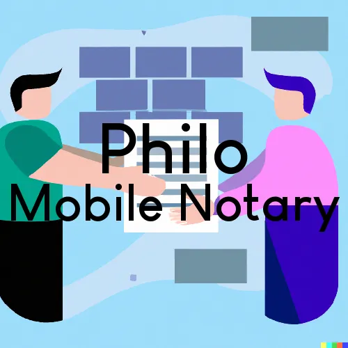 Traveling Notary in Philo, IL