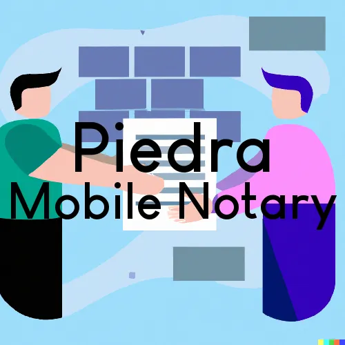 Traveling Notary in Piedra, CA