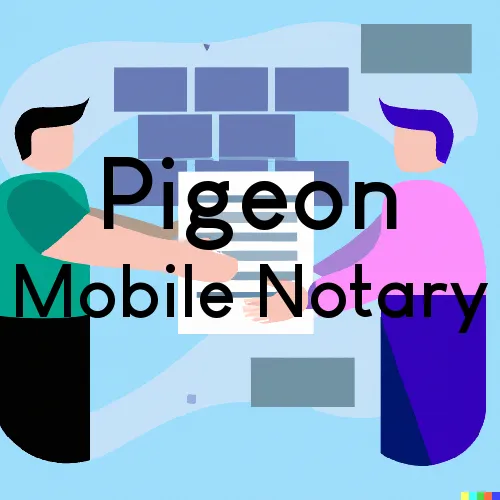 Pigeon, MI Mobile Notary and Traveling Signing Services 